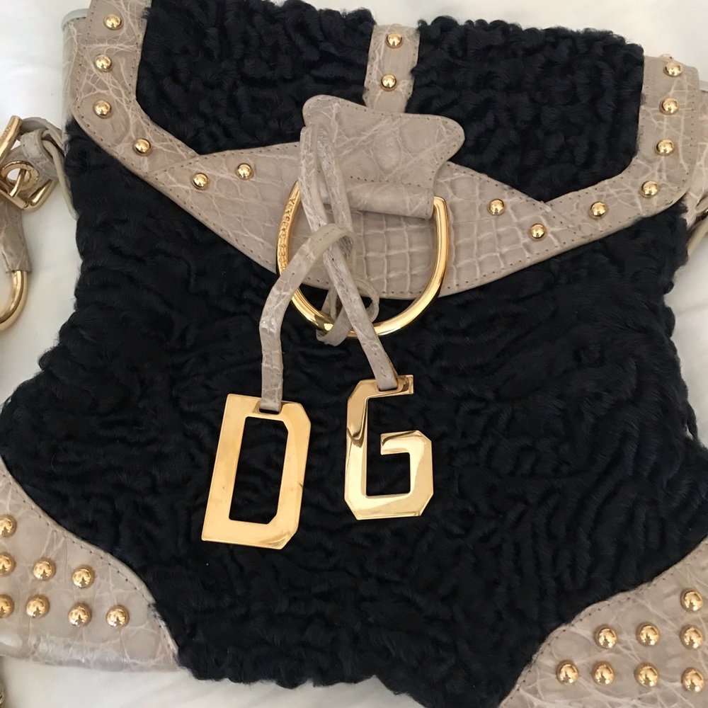 Authentic Dolce Gabbana mohair purse